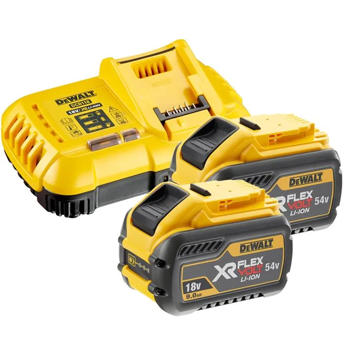 Bild av 18V XR DeWalt snabbladdare 2x 9.0ah