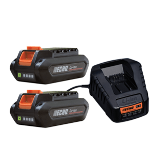 Bild av BATTERI 2A x 2 och LADDARE 50V ECHO